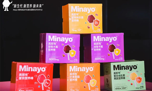 儿童营养棒系列全新上市 Minayo 美那有产品线再扩容